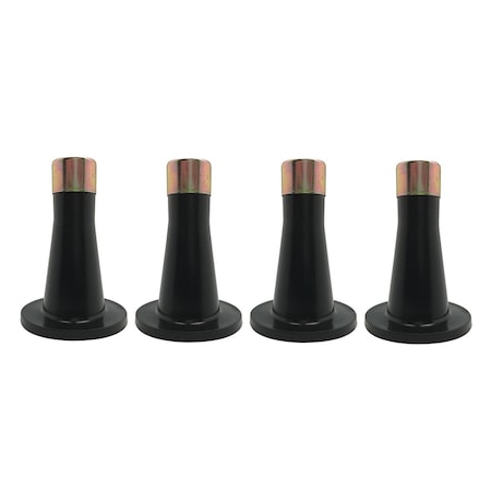 Doba-Bnt Replacement Heavy-Duty Plastic Bedframe Glides - Black & Gold SA2589339